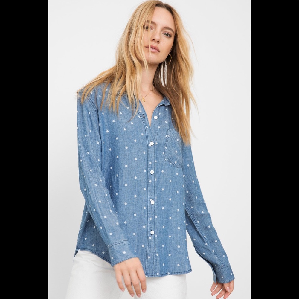 Rails Polka Dot Button Down - Picture 2 of 4